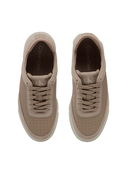 CALVIN KLEIN Leather and Suede Sneakers CALVIN KLEIN | YW0YW019870IA